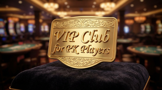 Main screen of LuckPub Game vip page for PK players
